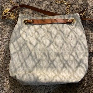 White Michael Kors purse